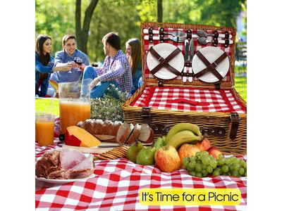 दोपहर की चाय पिकनिक टोकरी छोटी टोकरियाँ थोक इतालवी टोकरी