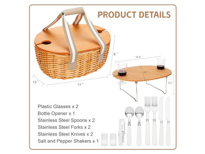 फ्रेंच बुनी पिकनिक टोकरी लंच रेजिन विकर प्लास्टिक मिनी टोकरियाँ बच्चों के लिए