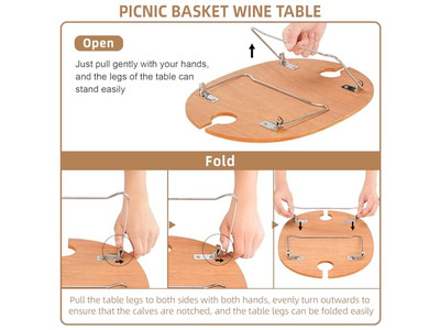 फ्रेंच बुनी पिकनिक टोकरी लंच रेजिन विकर प्लास्टिक मिनी टोकरियाँ बच्चों के लिए