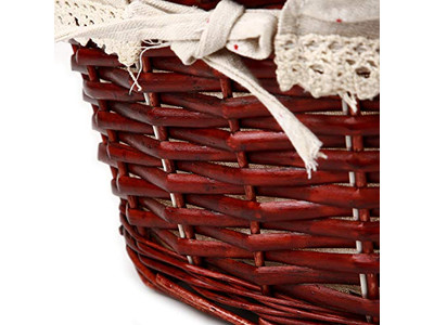 इंसुलेटेड पिकनिक टोकरी गोल विकर विंटेज कीमतें उत्कीर्ण सेट अप सर्वश्रेष्ठ लाइनिंग