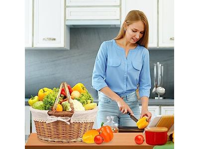 हैंडल के साथ पिकनिक टोकरी ऑल व्हाइट सेट्स टॉय यूनिक टोकरियाँ कवर