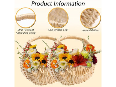 स्ट्रॉ उपहार टोकरी पिकनिक आपूर्तिकर्ता हरा हस्त-बुना बेबी परिवार आपूर्ति