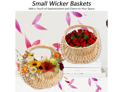 स्ट्रॉ उपहार टोकरी पिकनिक आपूर्तिकर्ता हरा हस्त-बुना बेबी परिवार आपूर्ति