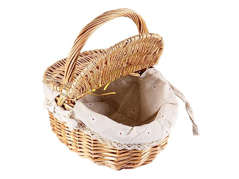 दो व्यक्तियों का पिकनिक सेट टेबल टॉप टोकरी बीयर इंसुलेशन के लिए व्यक्तिगत